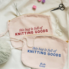 Lade das Bild in den Galerie-Viewer, Knitting Goods Pouch | rosa