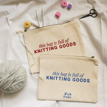 Lade das Bild in den Galerie-Viewer, Knitting Goods Pouch | natur