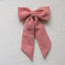 Lade das Bild in den Galerie-Viewer, Haarschleife - rot kariert