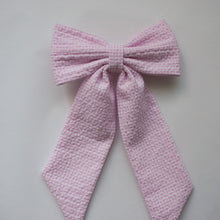 Lade das Bild in den Galerie-Viewer, HAARSCHLEIFE - ROSA KARIERT