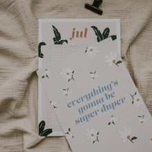 Lade das Bild in den Galerie-Viewer, Art Print-Kalender | Dates & Daisies | DIN A4