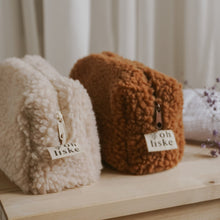 Lade das Bild in den Galerie-Viewer, Kosmetiktasche Teddy, braun