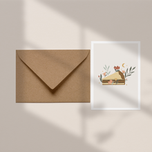 Lade das Bild in den Galerie-Viewer, Klappkarte mit Umschlag | Kuchen