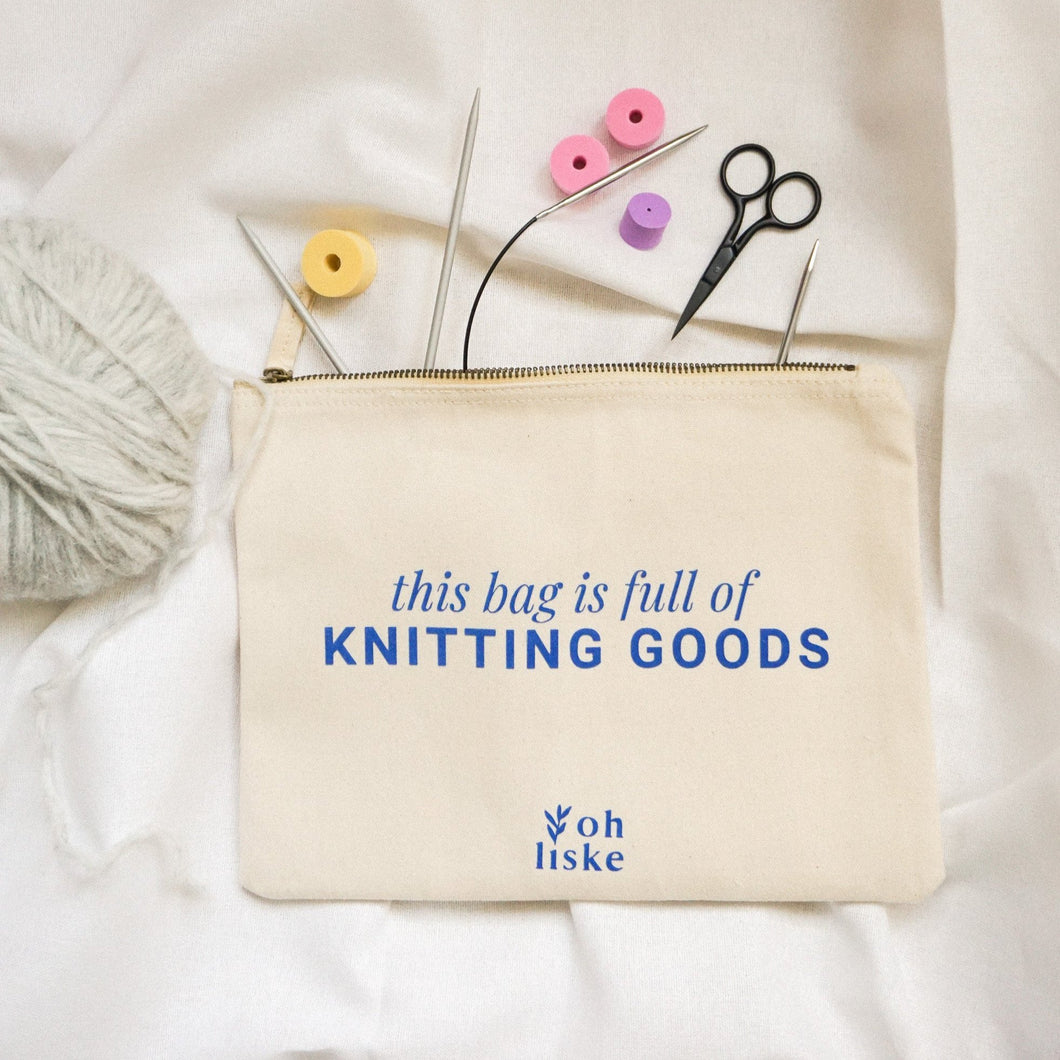 Knitting Goods Pouch | natur