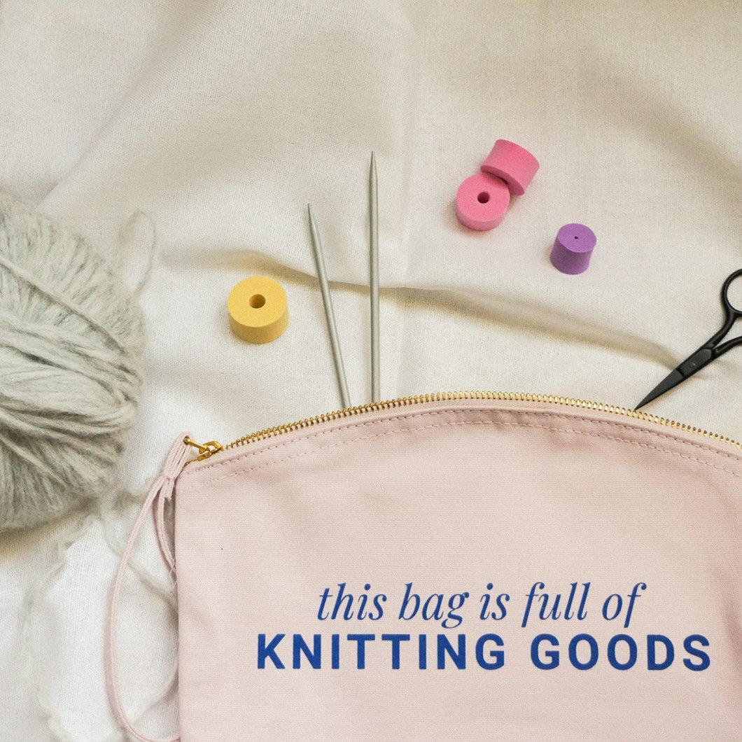 Knitting Goods Pouch | rosa