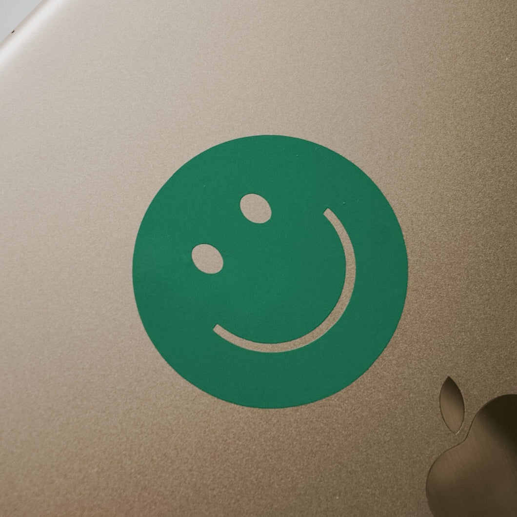 Aufkleber | Spiegelsticker | Smiley