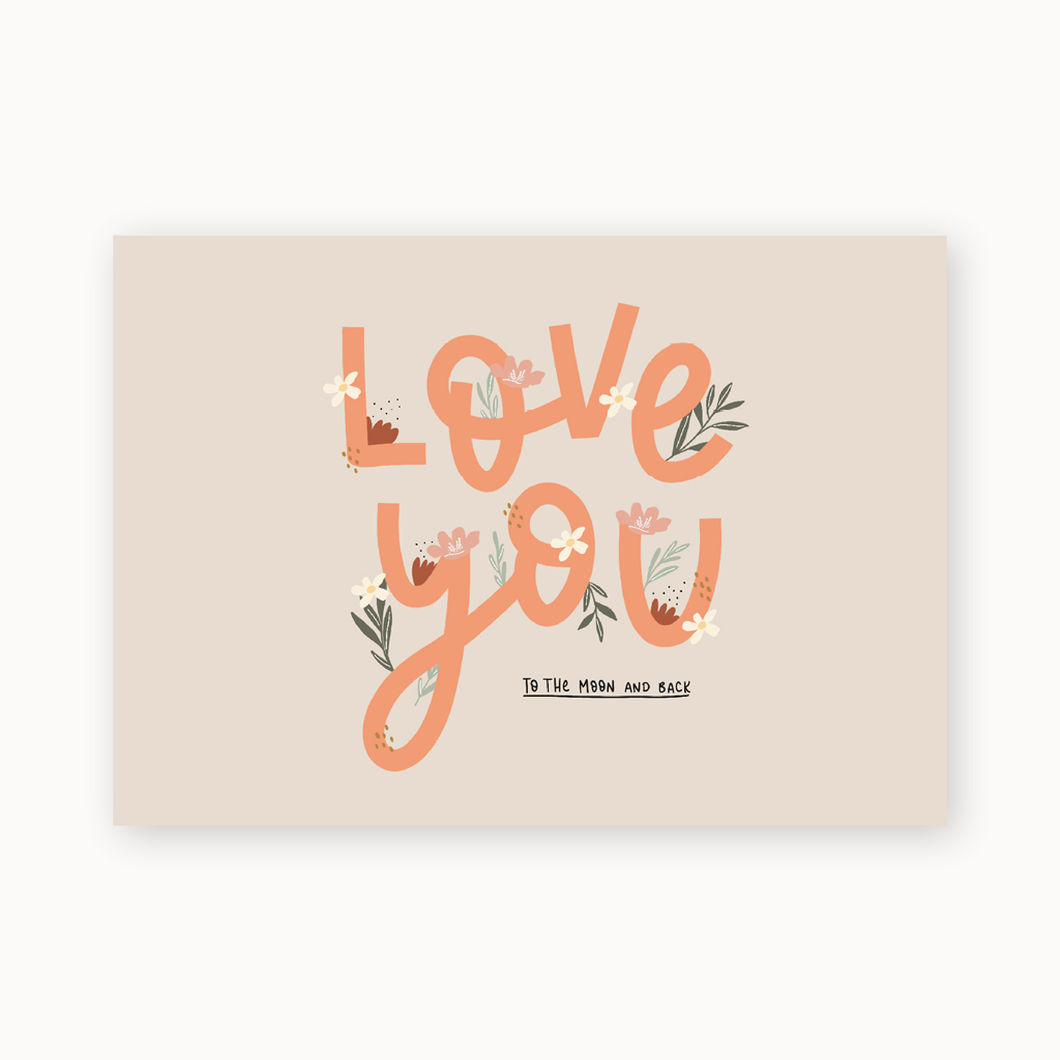 Postkarte | Love You