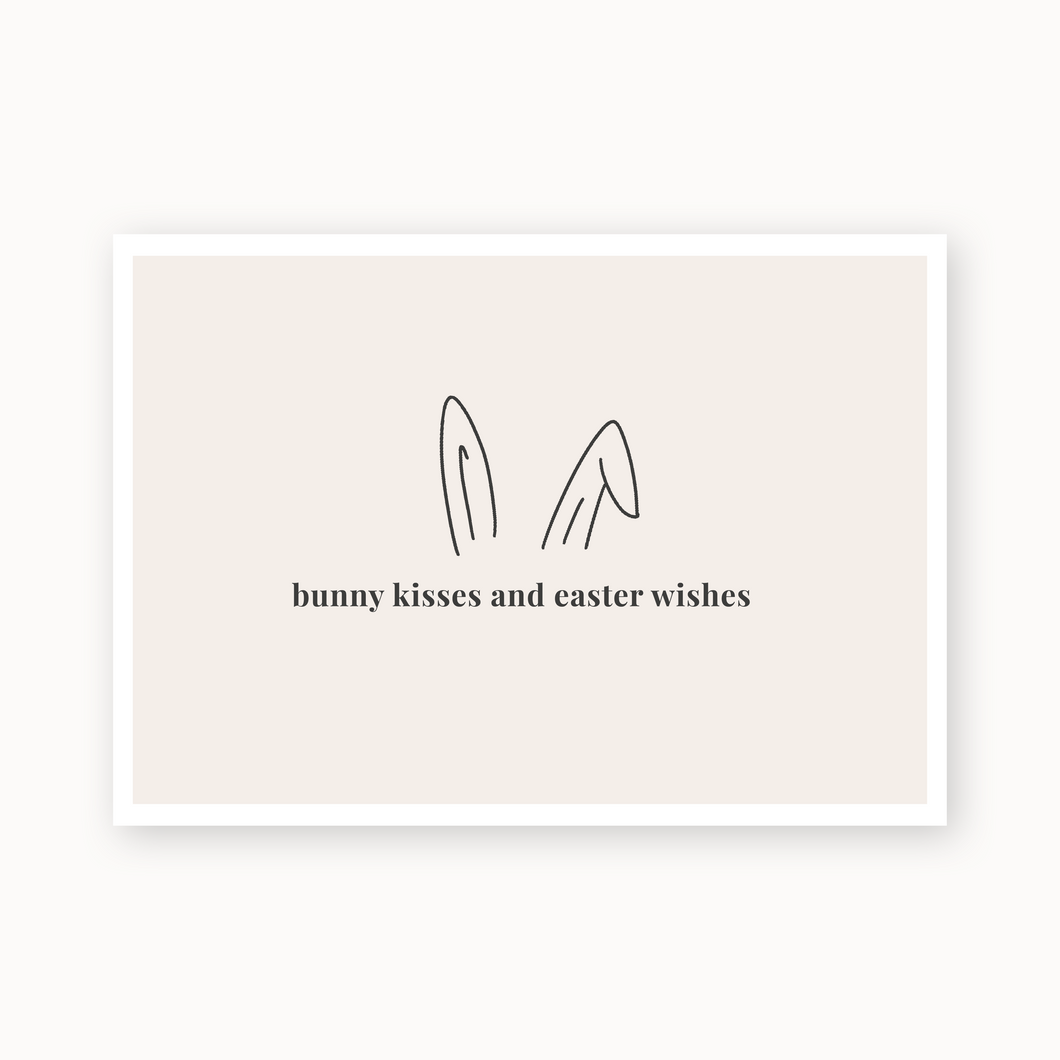 Postkarte | Bunny Kisses