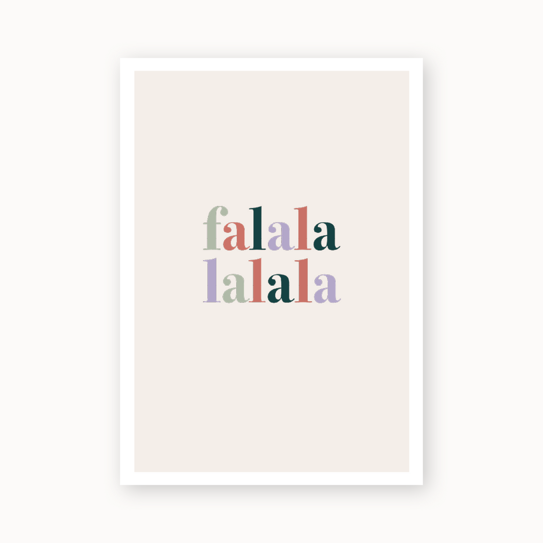 Postkarte | Falalalalala