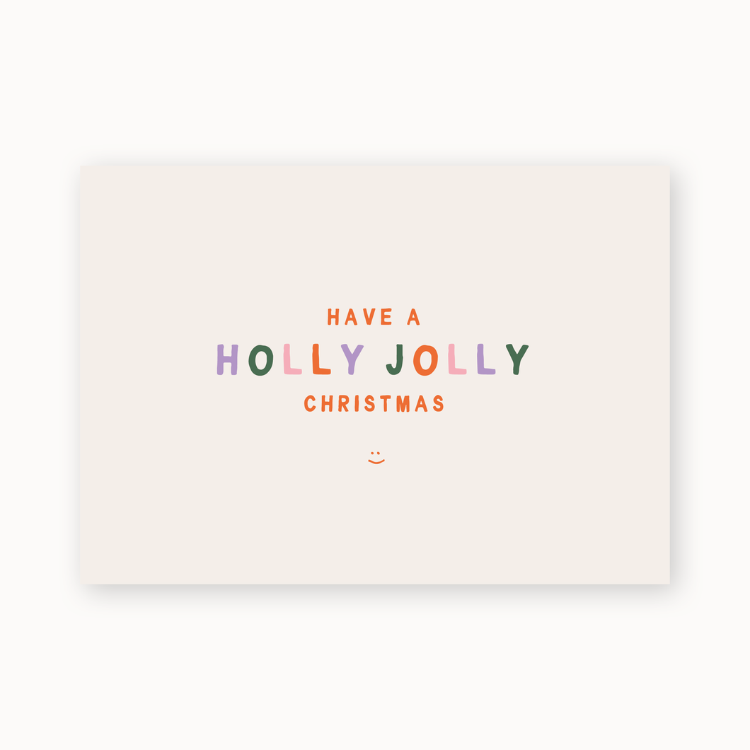 Postkarte | Holly Jolly